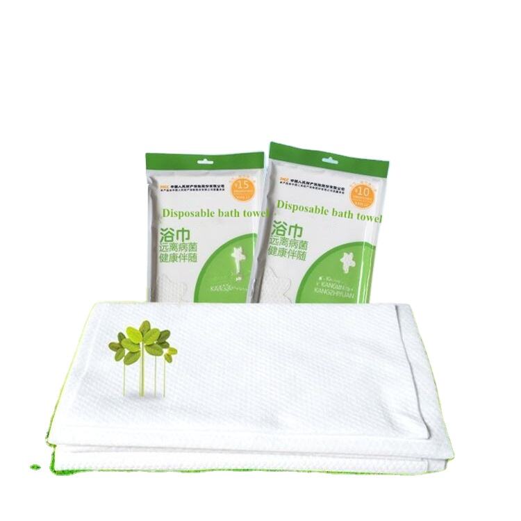 Disposable bath and face towel healthy and clean life style for travel and salon