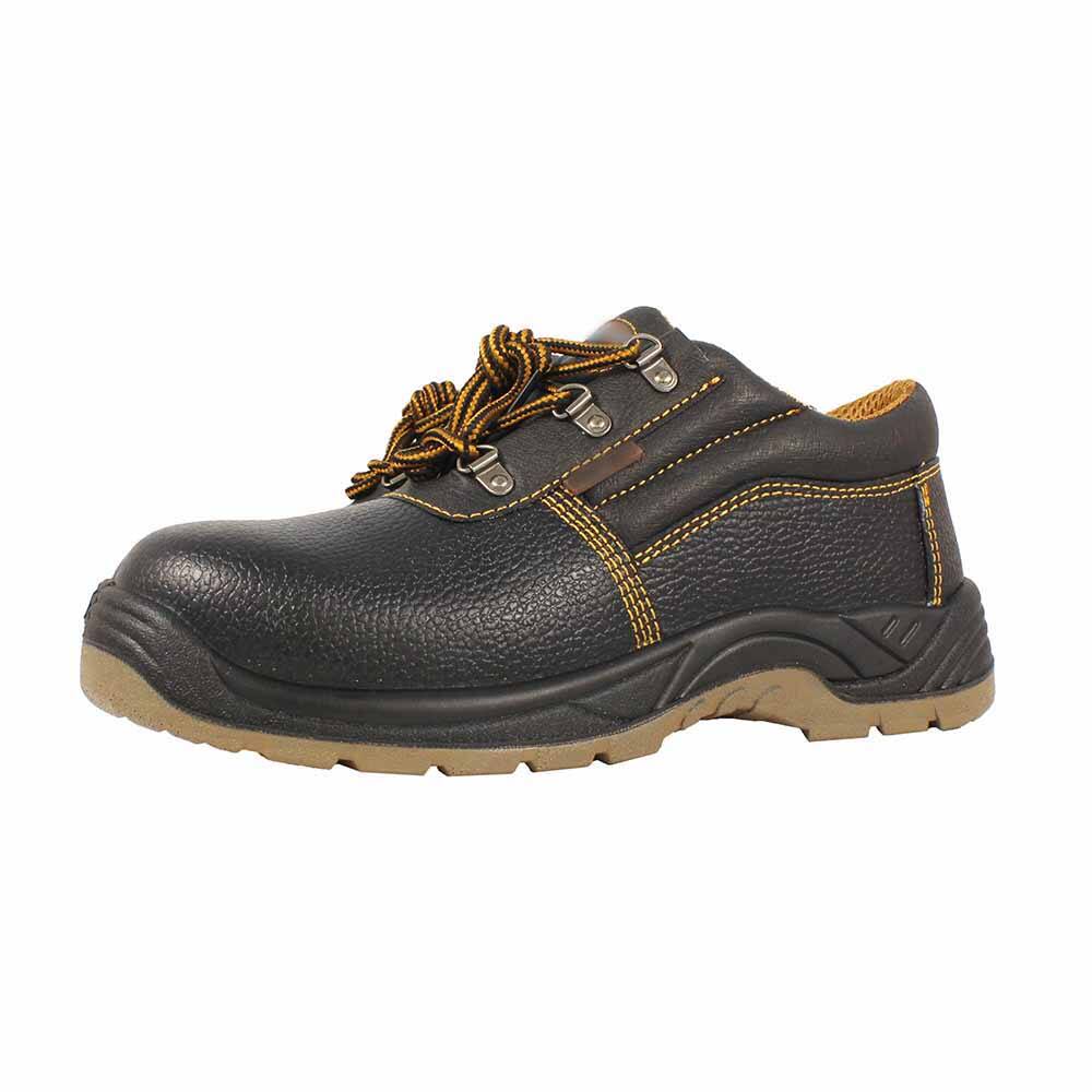 Breathable Lightweight Anti Slip PU Work Safety Steel Toe Shoes Footwear for Women Men supplier