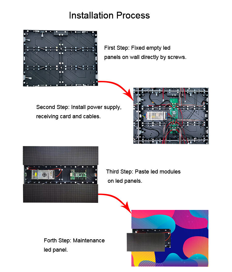 Ultra Thin Indoor Fixed Led Wall Screen supplier