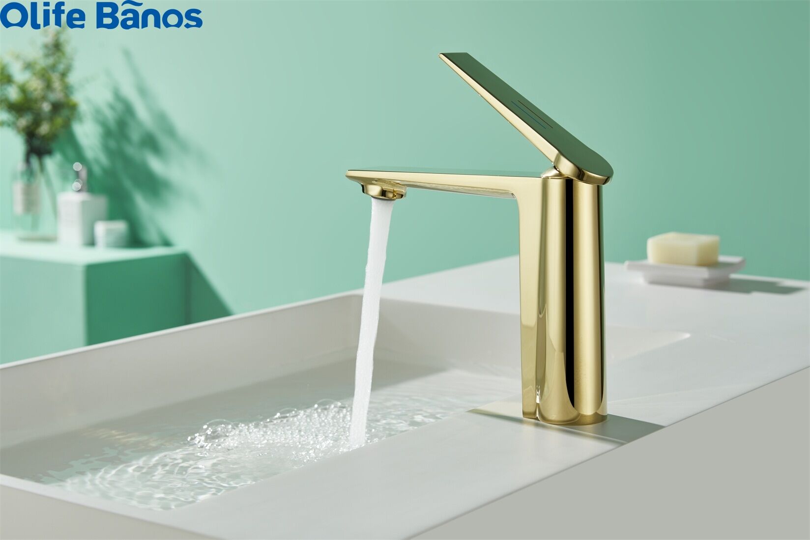 High Quality Rose Gold Plating On Special Bathroom High Basin Mixer Taps Copper Faucet supplier