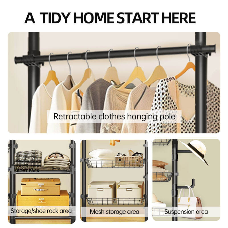 Multipurpose Bedroom Wardrobe Closet Wardrobe System Simple Wholesale Modern Open Simple Portable Combination Wardrobe supplier