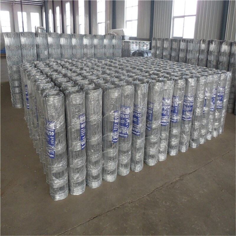 Electro galvanized hinge joint field fence goat fence panel for sale supplier