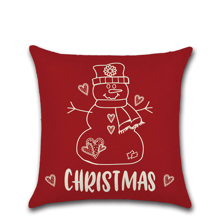 New design digital print Christmas pillow case manufacture