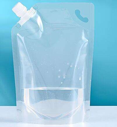 Custom Printing 500Ml -10000MLDisposable Nozzle Bags Beverage Ziplock Stand Up Plastic Packaging Spout Pouch For Liquid manufacture