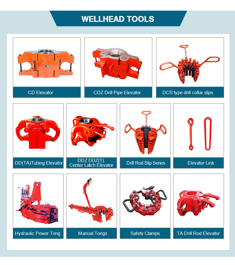 High Efficiency drilling API 7K Wellhead tools CD type DDZ Center Latch DP Tubing Casing Elevator supplier