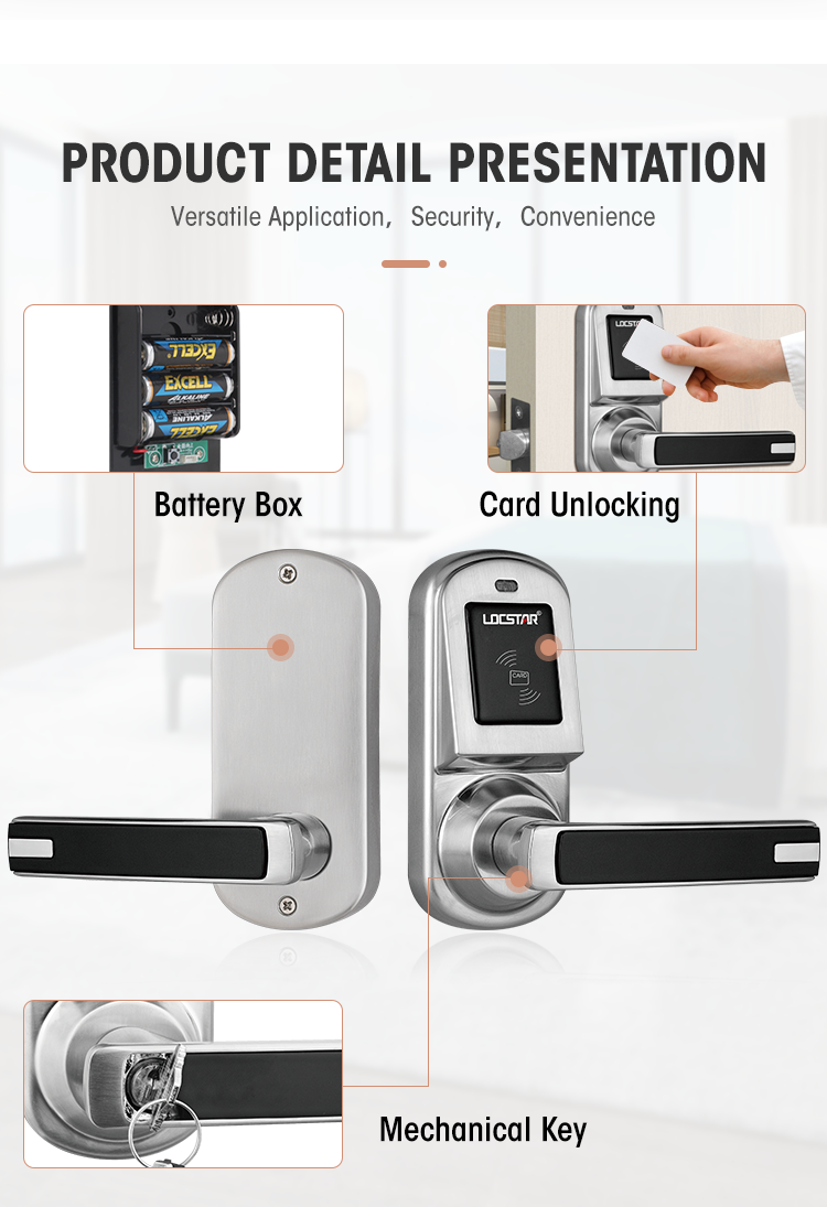 Locstar Rfid Security Key Card Electronic Door System для постачальника готельних замків