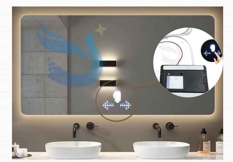 12W Smart Integrated Manual Scanning Dimmer Induction Switch Led Light Mirror Touch Sensor Switch details