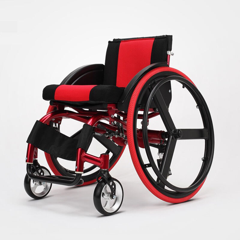 KSM- 220 Hot selling sport folding wheelchair lightweight manual wheelchair for the elderly