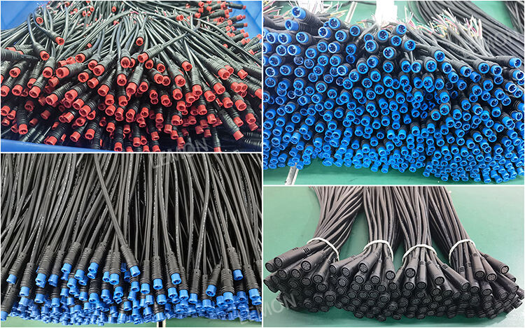 IP65 PVC 18 20 22 24 AWG Male Female M12 2Pin 3Pin 4Pin 5Pin 6Pin Waterproof Connector manufacture