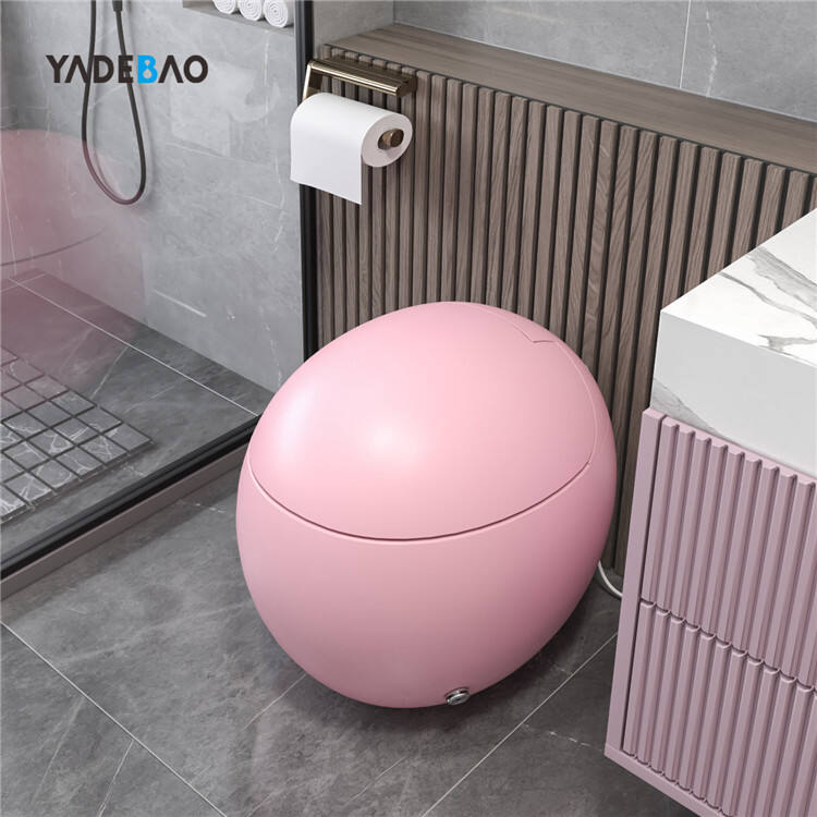 Fashion Toilet and accessories Color Automatic Egg WC Commode Intelligent Toilet Bowl Ceramic Bathroom Smart Toilet manufacture