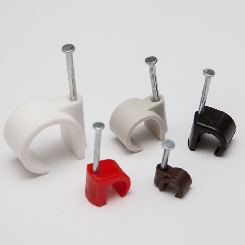 2.5MM Round Nylon Flat Square Cable Clips supplier