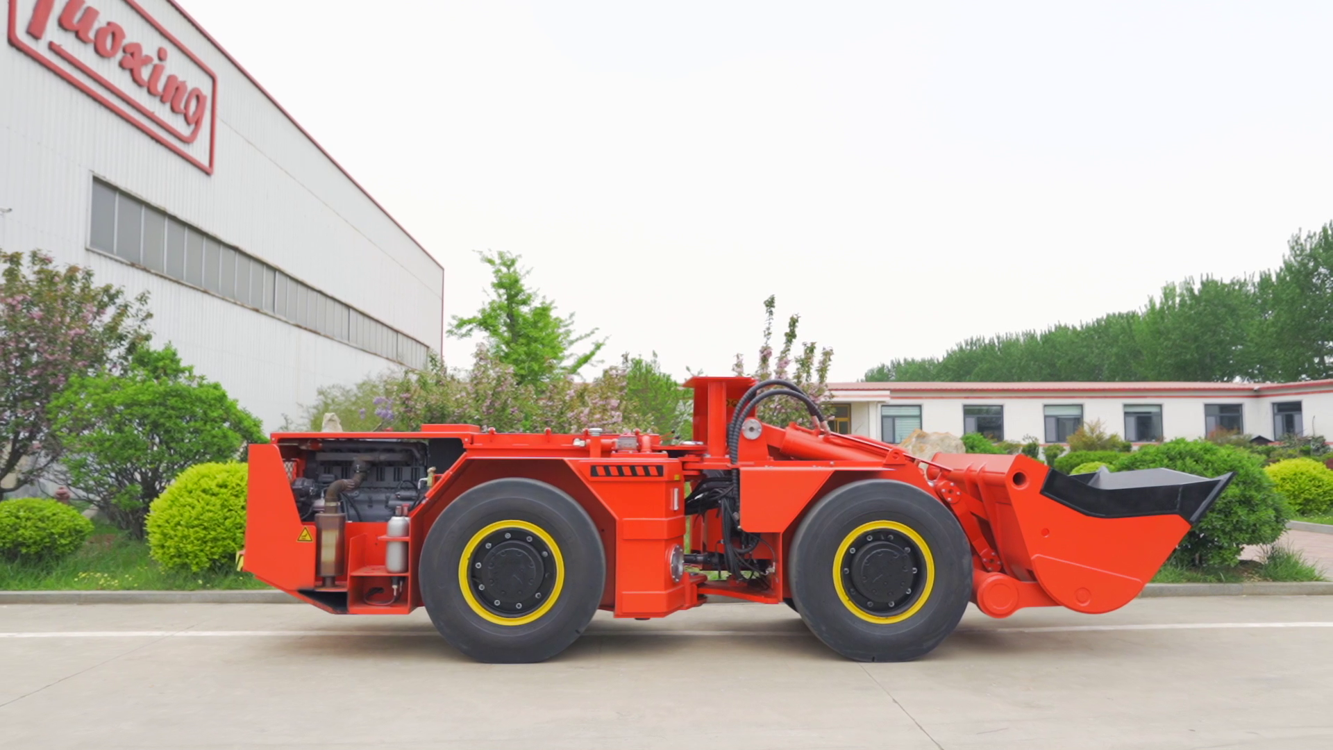 TC-200 underground mining articulated wheel loader factory