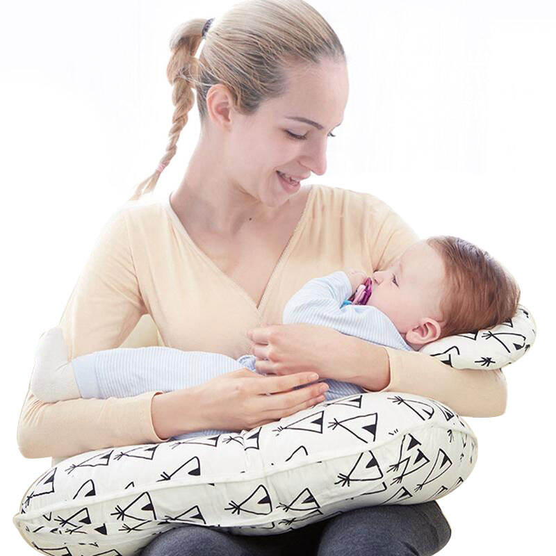 U shape mon lactation baby head protection nursing pillow avoid babies choking for breast milk