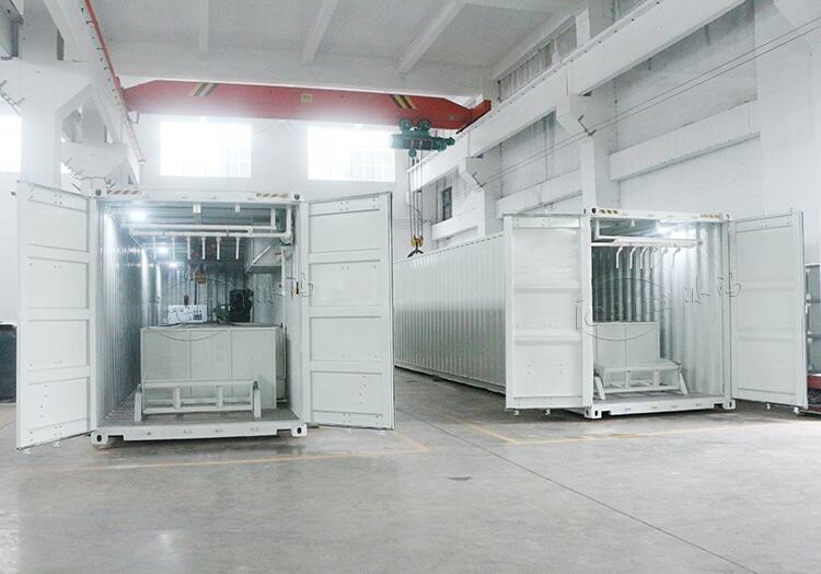 5 Ton Industrial High Productivity Container Block Ice Machine supplier