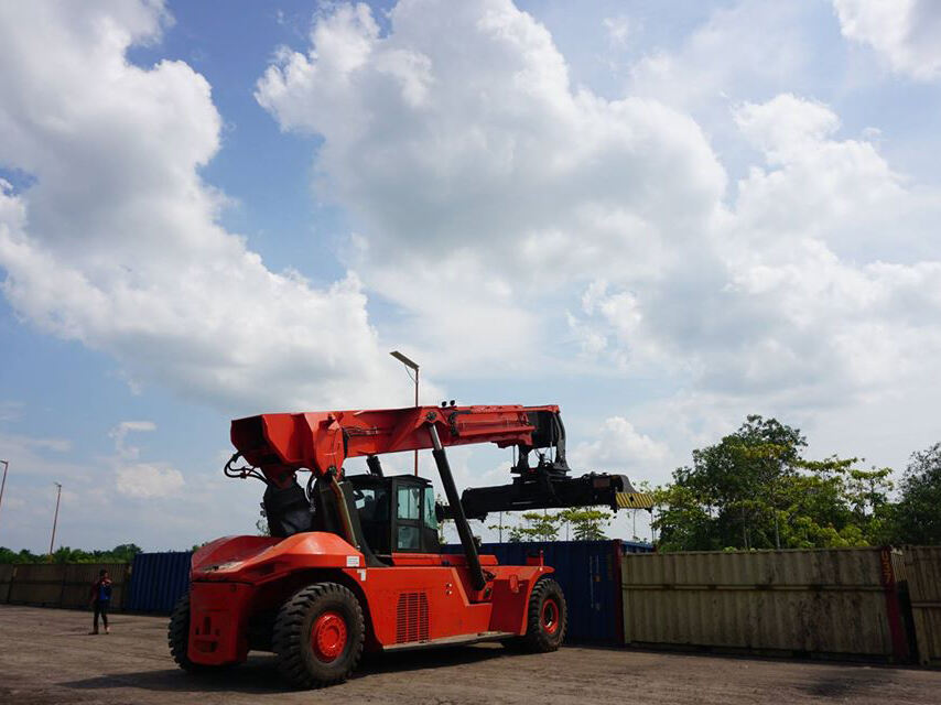 Heli Diesel Forklift SRSH4528-VO2 45ton Electric Reach Truck with Spare Parts for Sale details