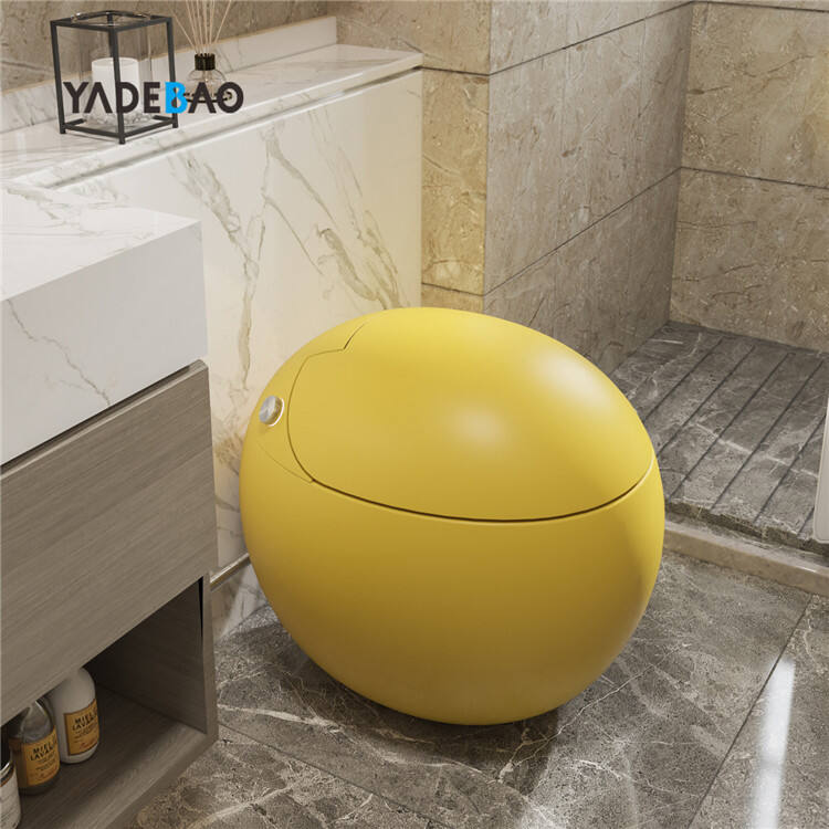 Fashion Toilet and accessories Color Automatic Egg WC Commode Intelligent Toilet Bowl Ceramic Bathroom Smart Toilet manufacture