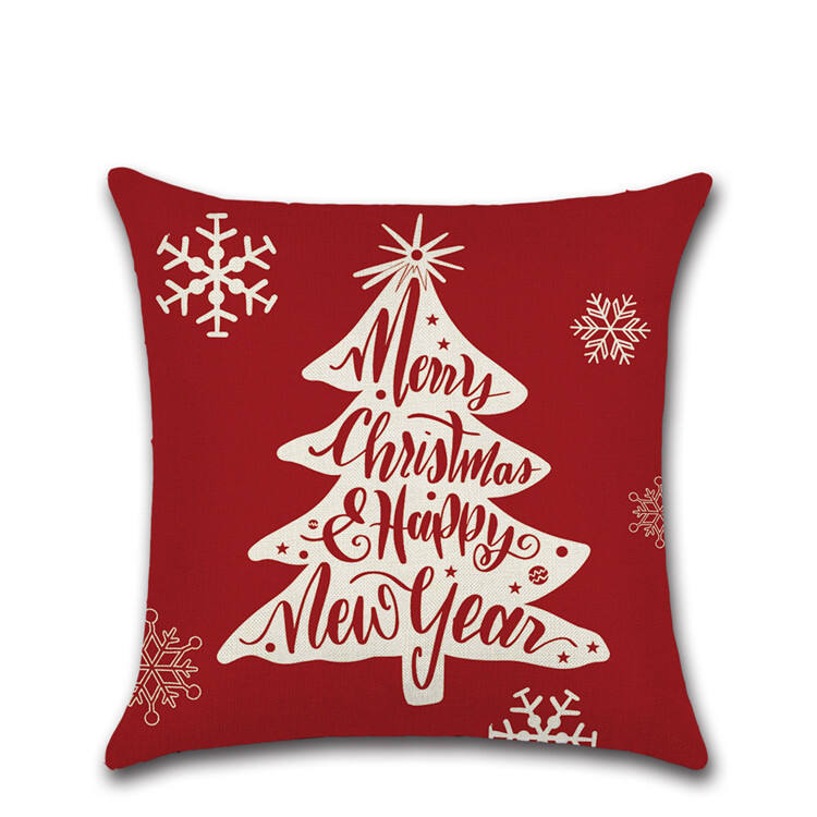 New design digital print Christmas pillow case details