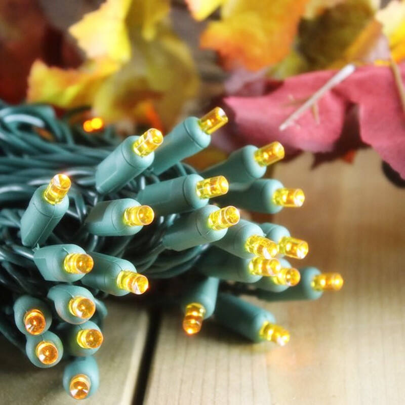 100 LED 5mm Mini Concave Christmas String Lights supplier