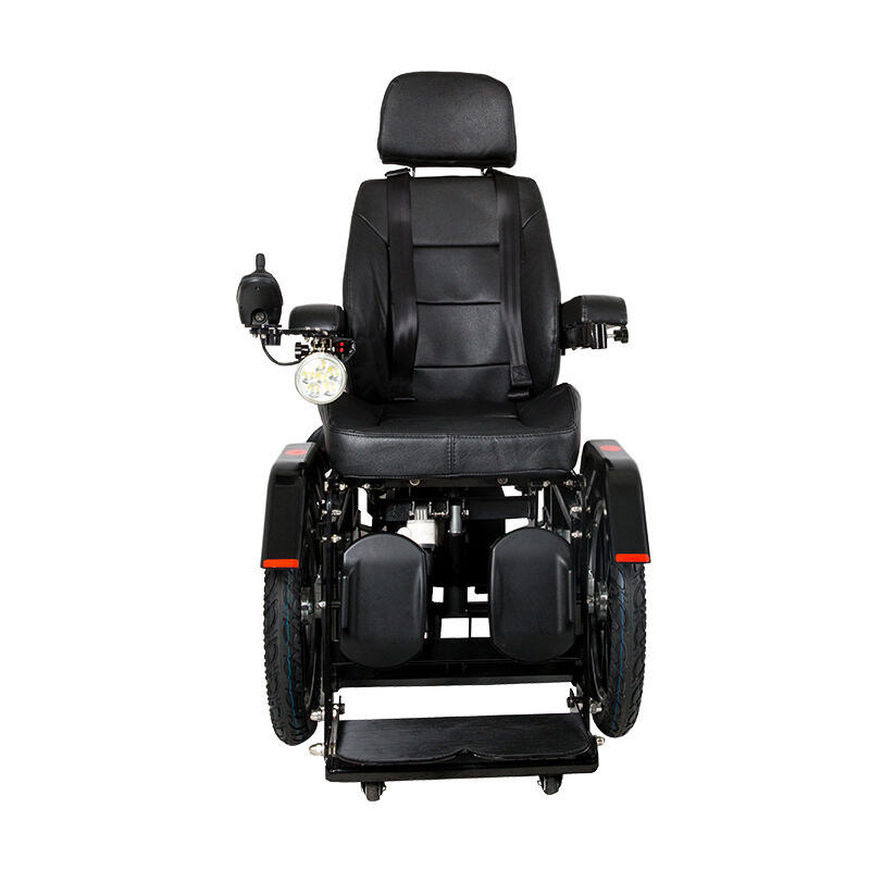 Aluminium Alloy Handicapped Electric Standing Wheelchair With Headrest Comfortable Car Seat Automatic Patient Lift Chair manufacture