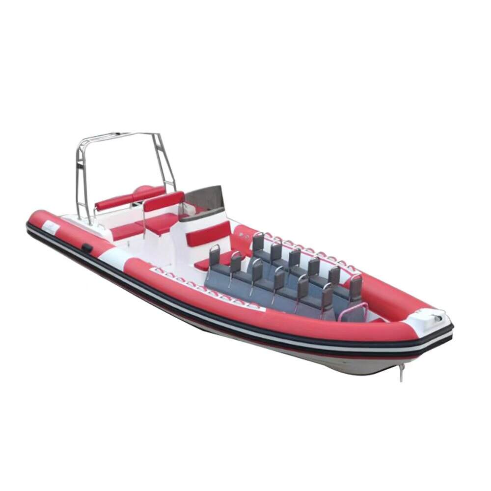 33ft Inflatable Rib Boats French Orca Hypalon Pontoon Center Console Rib Boat Rib-1000 Passenger Boat supplier