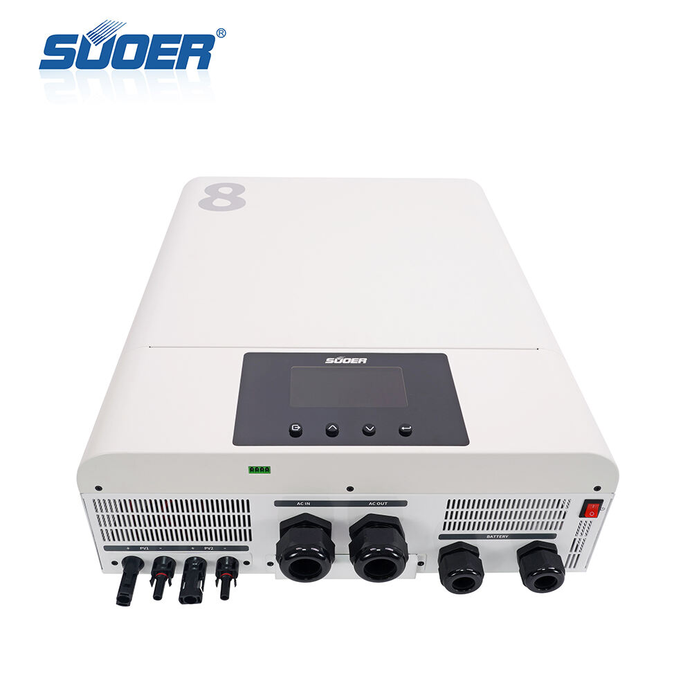 VMS-8kw SUOER energy system sales 8kw smart hybrid solar Inverter with MPPT solar charger