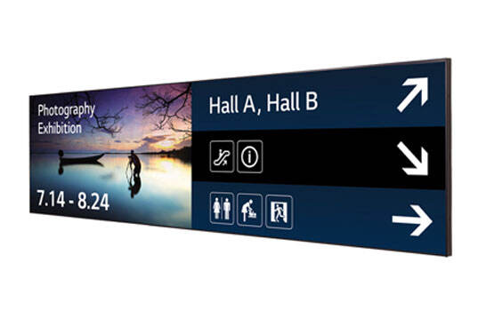 digital menu board Ultra-Thin ceiling mount advertising display for restaurant coffee shop with free software supplier