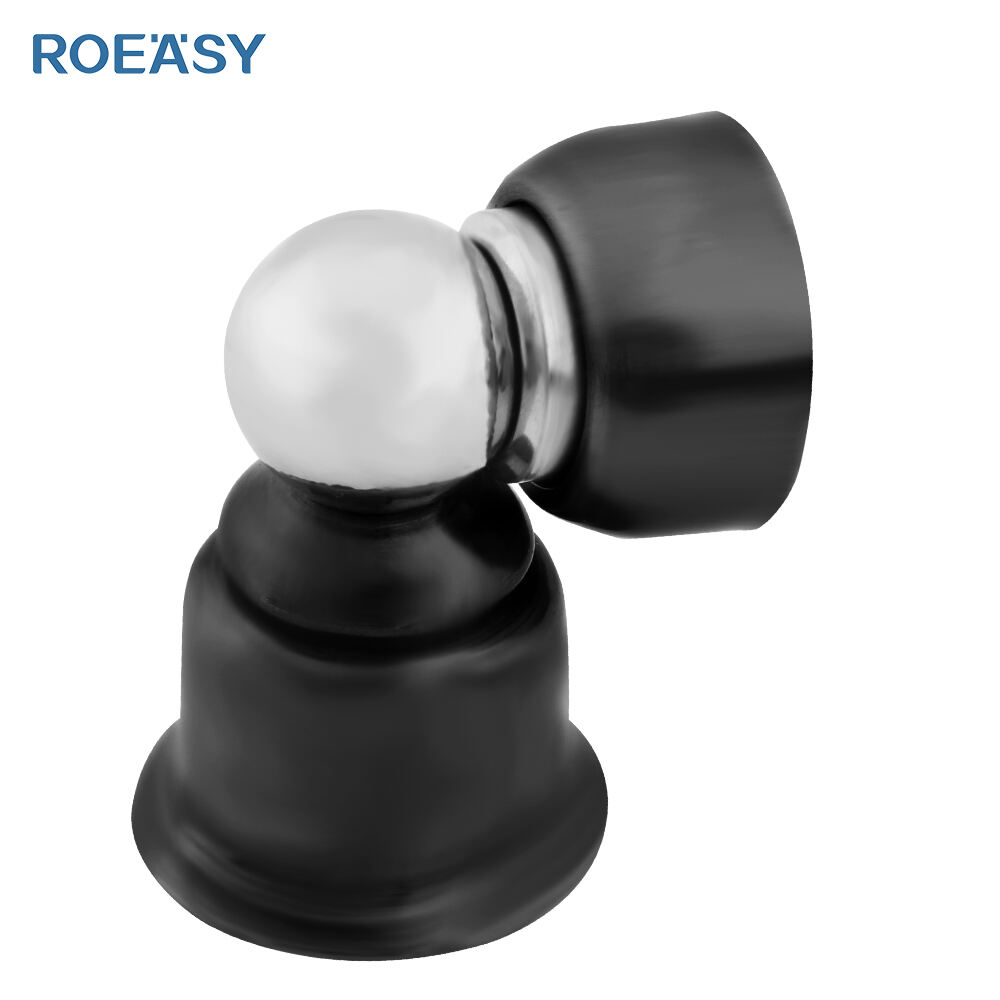 Roeasy 348BN Fabbrika Oem Stainless Steel Għamara Hardware Magnetic Bieb Stopper Bieb Detentur Hotel Doorstop