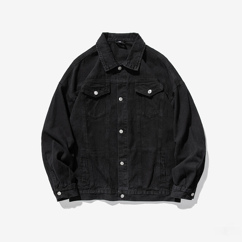 Suppliers Denim Cotton Fabric Jackets Oem Custom Manufacturer Pigment Washing Mens Jean Denim Jacket details