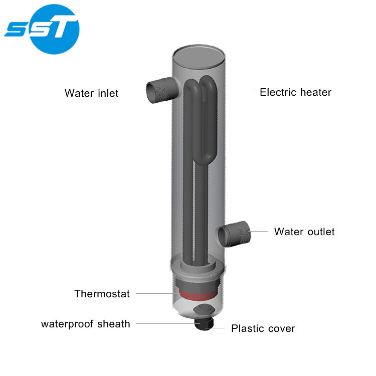 SST back-up water heater for heat pump water heater ,backup heater manufacture