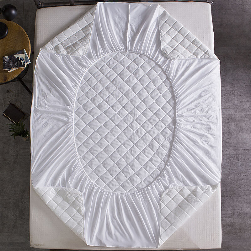 Machine Washable Mattress Protector Queen Size Quilted Fitted Mattress Pad Cover For Home Use supplier