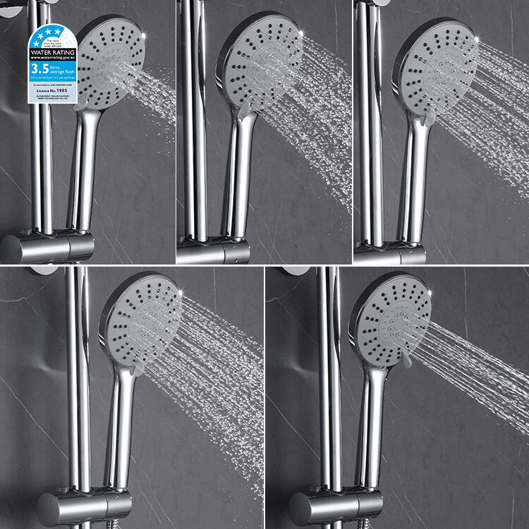 powder rain wall mounted brass round rainfall shower wc set mixer shower for bath factory