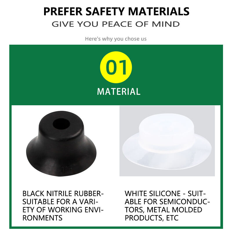 Industrial robot accessories PFYK-5 PFYK-10 series Vacuum suction cup holder rod Vacuum suction cup details