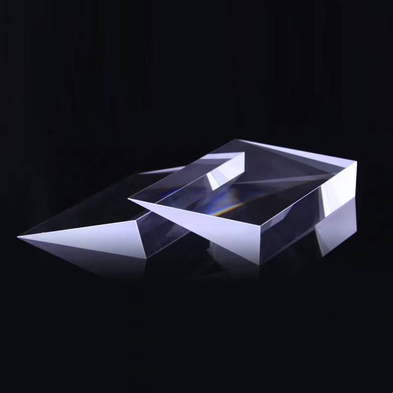 High quality BK7 Fused silica optical glass Right triangle wedge prism details