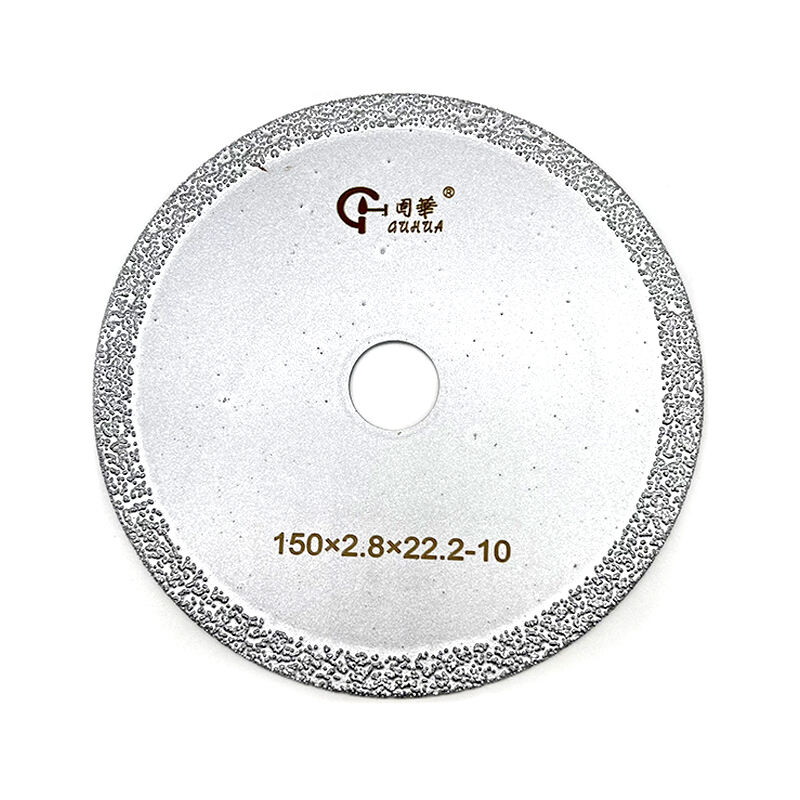 GuHua 150mm Brazed Disc Saw Blade Diamond Metal Cutting Disc for Metal Steel Iron Tile Marble details