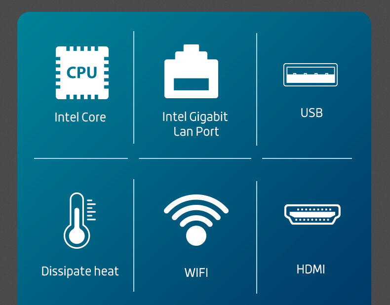 Onboard Intel 12th/13th-U/-P Core i3 i5 i7 6Lan Industrial Motherboard Firewall 2*DDR5 64GB 1*HDMI2.0 1*DP Type-C factory