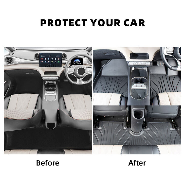 Atto3 Interior Parts Car Floor Mats Inner Waterproof Foot Pads Type Foot Mat for BYD Atto 3 Yuan Plus manufacture