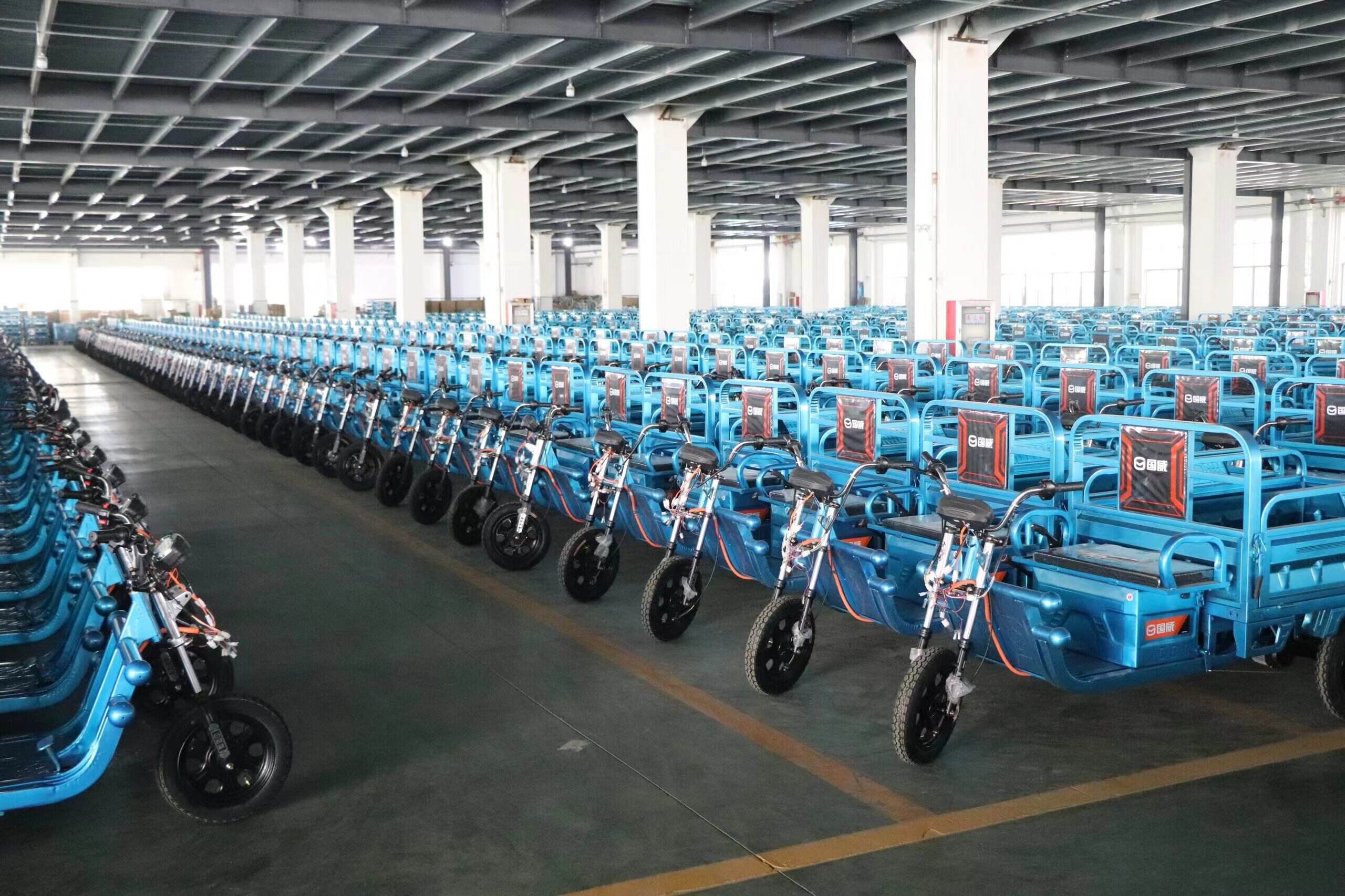 2024 New Guowei high-speed electric tricycle express car Agricultural freight car high-power truck manufacture