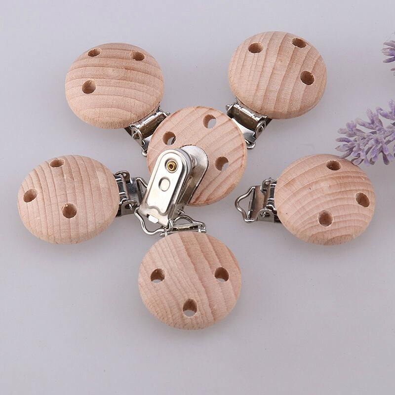 12mm 20mm 25mm 38mm 50mm wood baby garment suspender clip