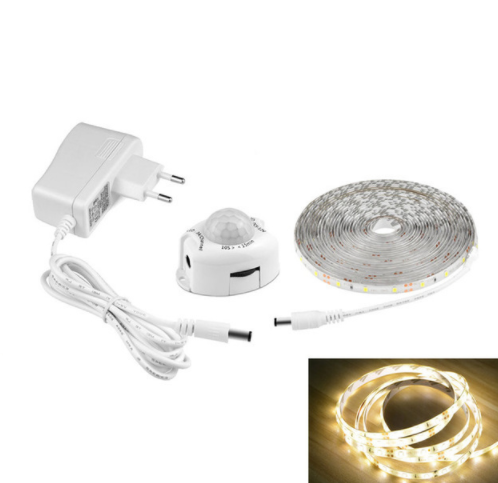 Under Bed Light Motion Activated Sensor Lighting Flexible Led Strip Light with Automatic Shut Off Timer supplier