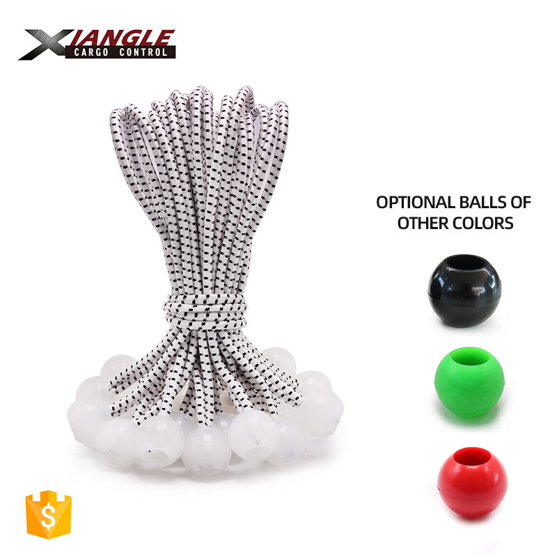 4mm 5mm latex bungee ball cord for outdoor tent tie down details