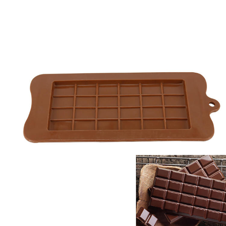 Silicone Break-Apart Chocolate Food Grade Non-Stick Protein and Energy Bar Mold Chocolate Bar Mold factory