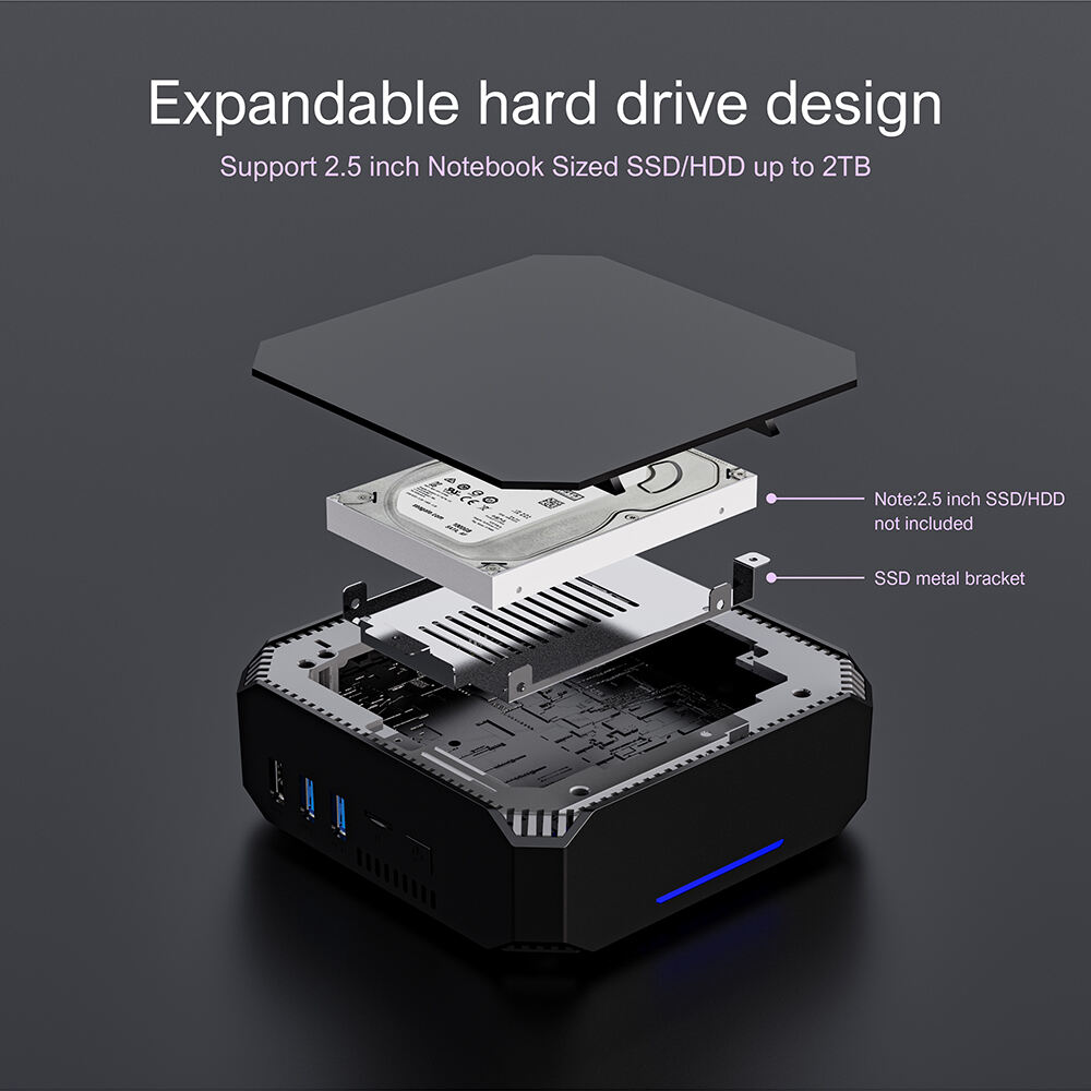 GK2 Intel NUC Mini PC J4125 J4105 Barebones HDMI BT 4.2 Dual band WIFI Win 10 OS Mini Computer details