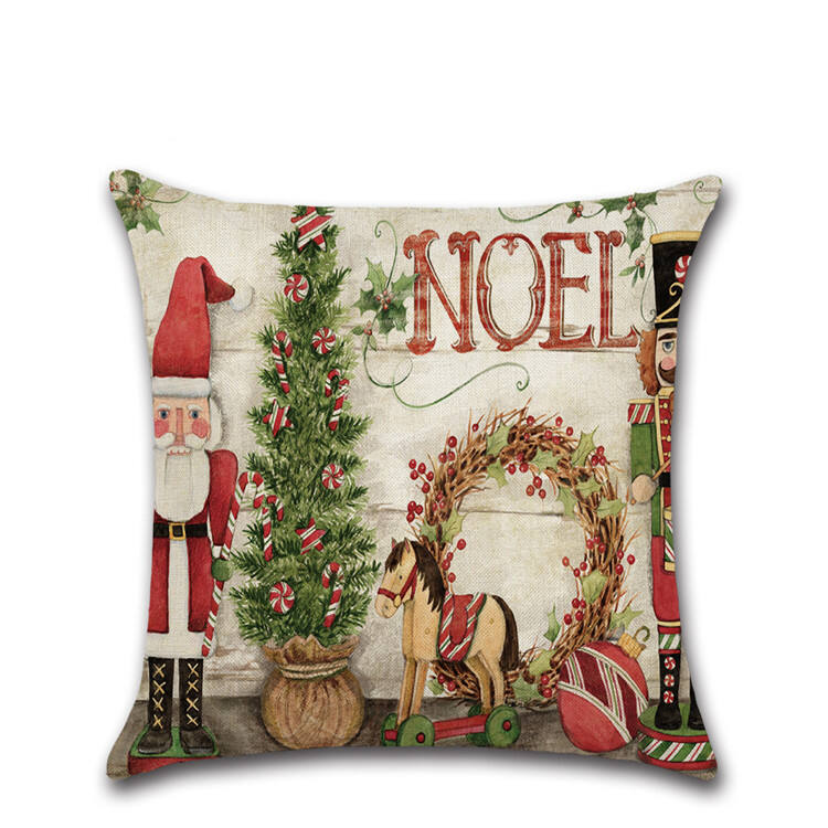 New design 45*45 cm square home decorative 2022 Christmas pillow cushion cover factory