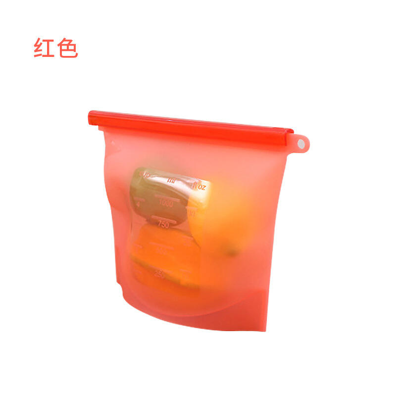 Reusable Silicone Food Storage Bag Waterpoof Leakproof Snack For milk and bread supplier