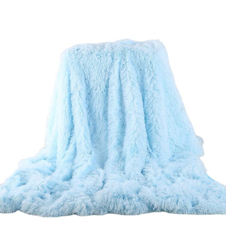 Blanket for gift sherpa Lowest Price PV fleece sherpa double blankets for winter manufacture