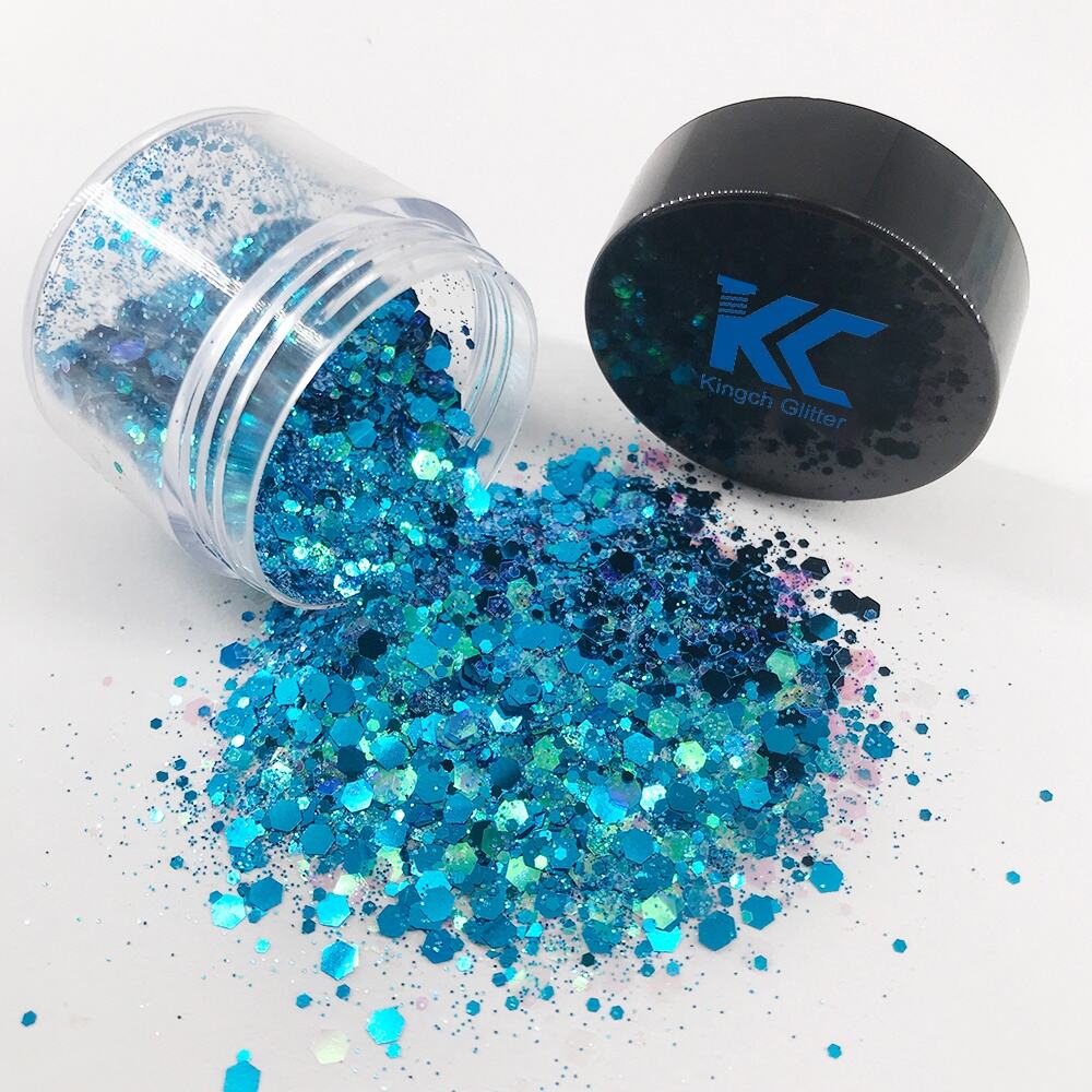 Hot Sale Wholesale Makeup Circle Confetti Glitter Chunky Glitter for Body Eye Face Craft supplier