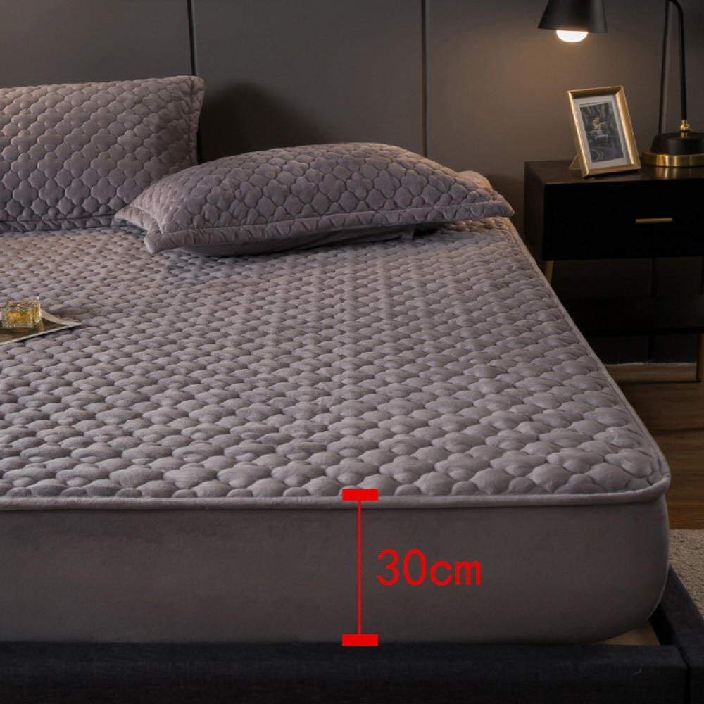 Soft & Silky Sateen Weave Velvet Fitted Soft Breathable Bedspread mattress topper details