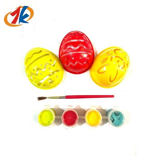 2024 new Easter children's baby toys plastic Easter egg painting DIY game set promotion gift manufacture