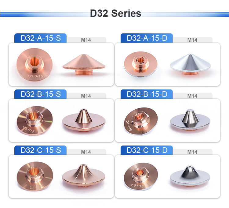 ZP D28 hot selling 28mm S SP cutting laser nozzle precitec nozzle precitec laser nozzle supplier