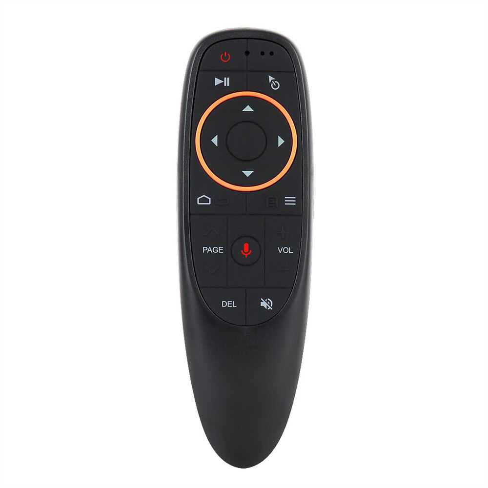 Comfortable hand feeling G10 2.4G Wireless motion sensing google assistant IR learning voice smart remote control for tv